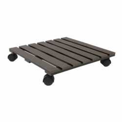 18525 Wood-Poly Composite Square pot trolley 40cm