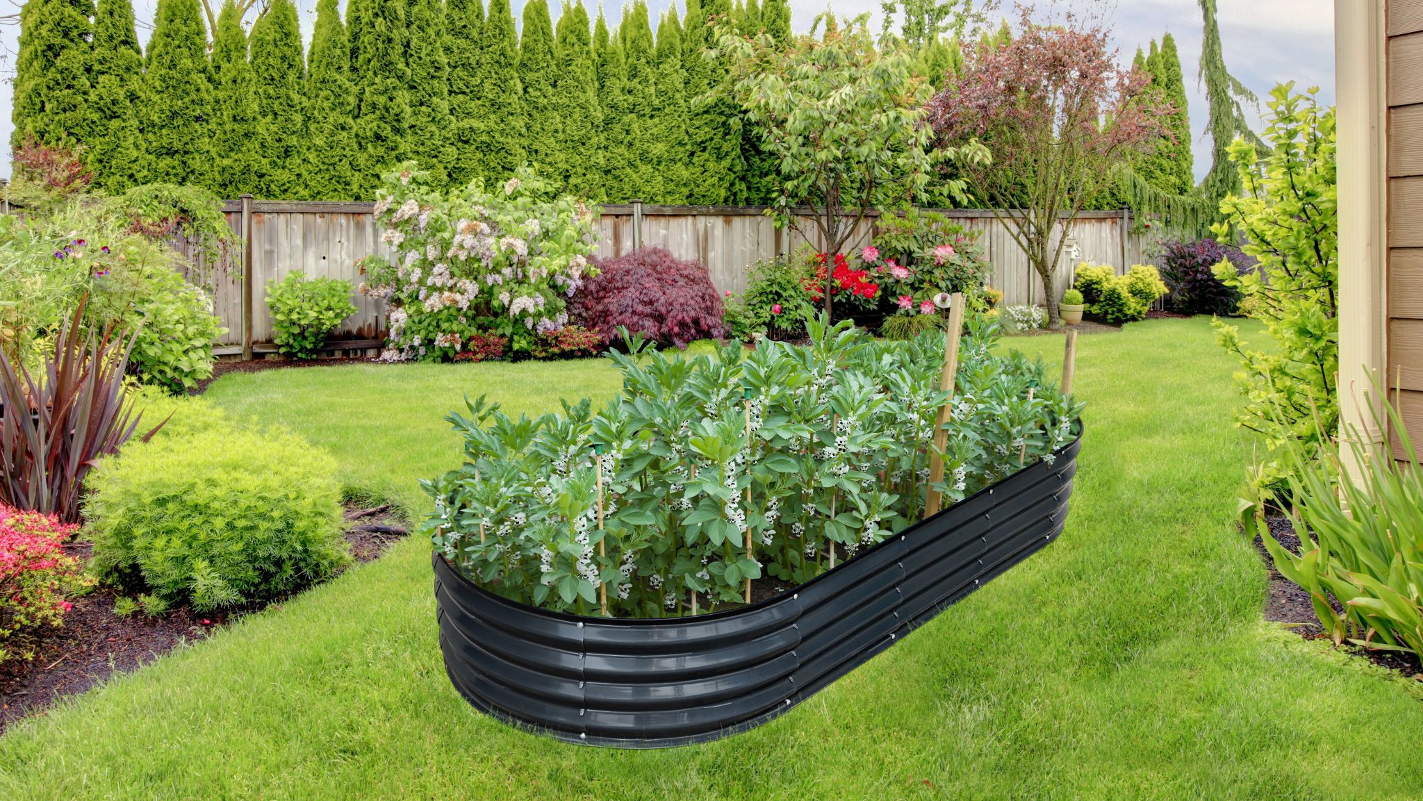 Jack Raised Garden Bed round edge web banner